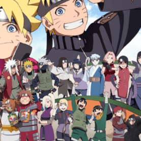 Boruto e o jovem Naruto se encontraram