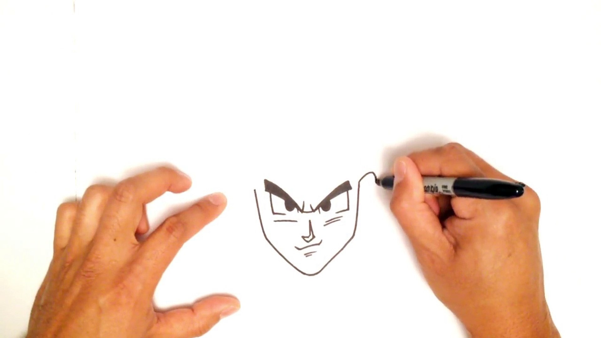 Como Desenhar o Goku Pequeno Do Dragon Ball Passo a Passo