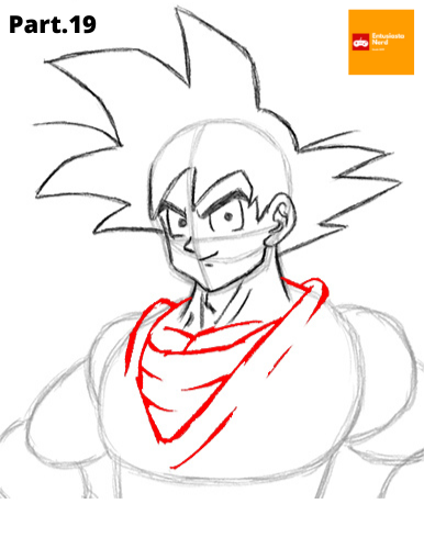 Como desenhar o Goku passo a passo