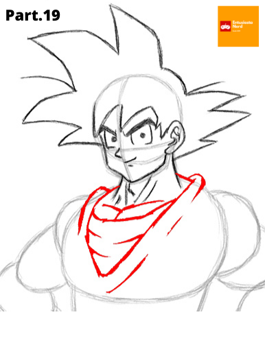 Como Desenhar o Goku de Dragon Ball Z (Muito Fácil) - Aprender a