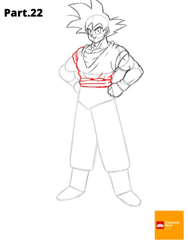 COMO DESENHAR O GOKU DE DRAGON BALL Z 