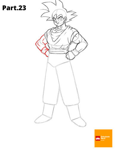 como desenhar o Goku do anime Dragon ball #comodesenhar #tutorial #dra