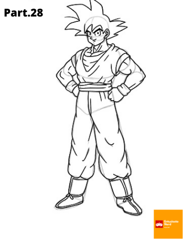 28 - Como Desenhar o Goku PARA INICIANTES (Passo a Passo) Dragon Ball