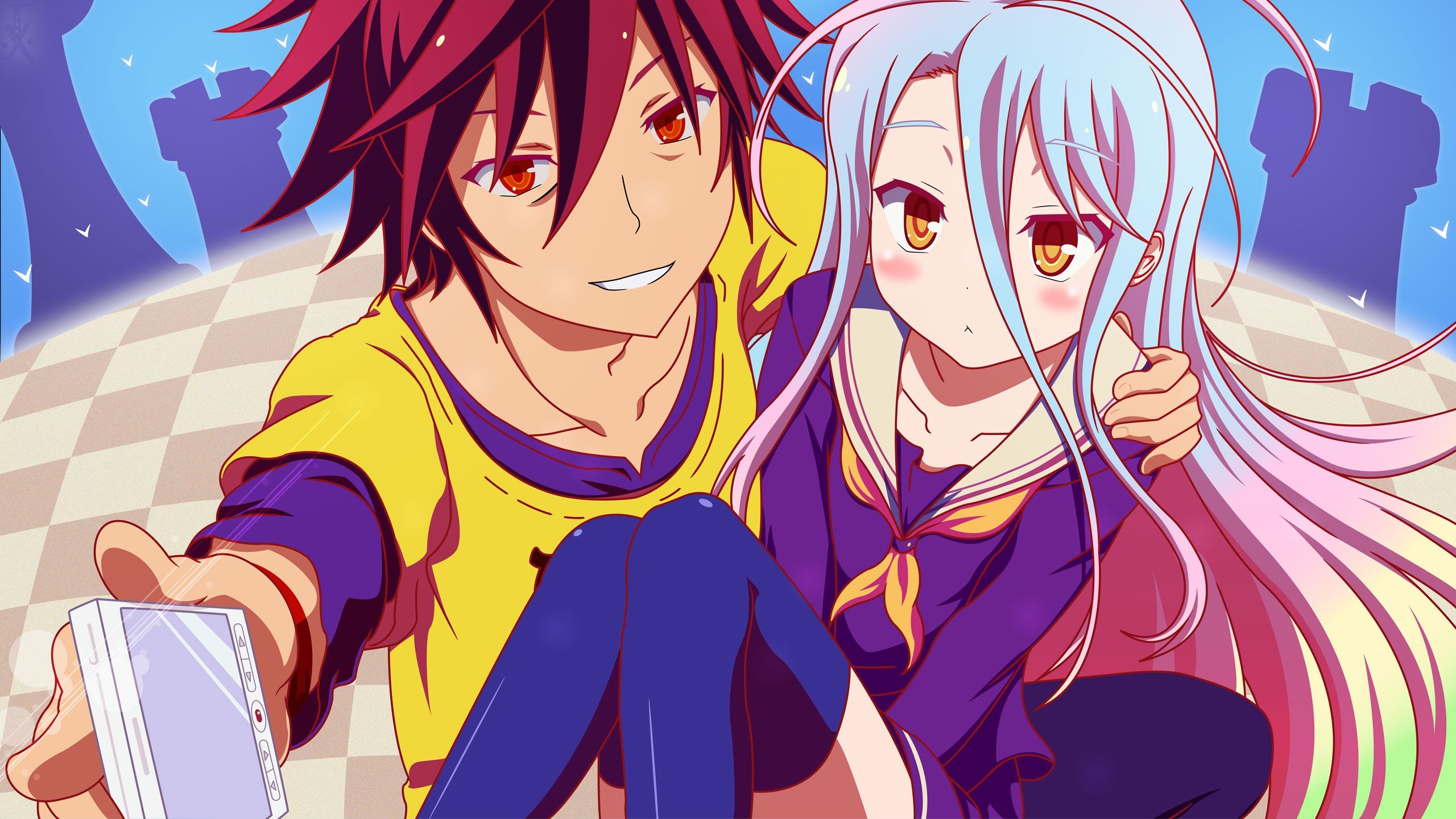 206178 anime No Game No Life Sora No Game No Life Shiro No Game No Life - No Game No Life - Se você é um jogador você precisa assistir isso